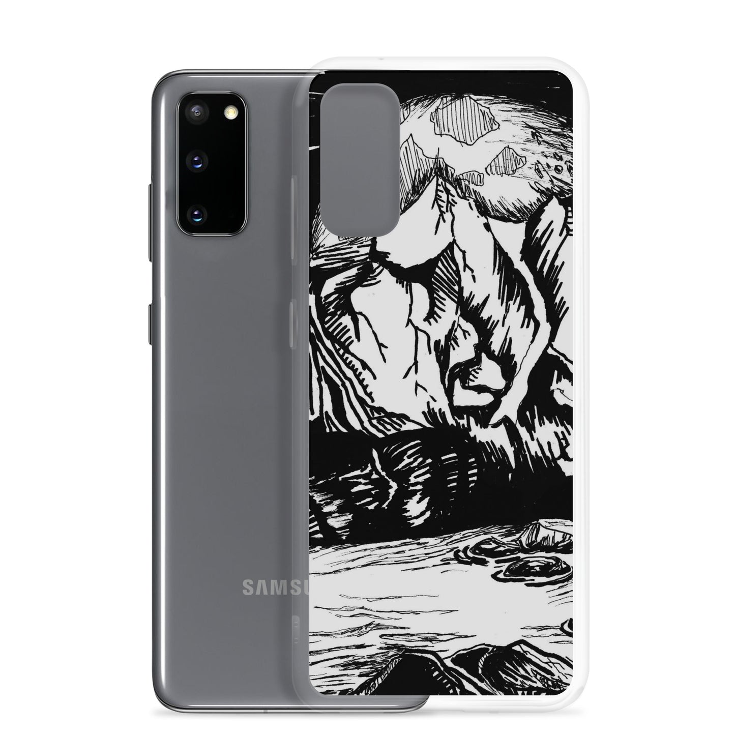 Moonlight Mountains Samsung Case