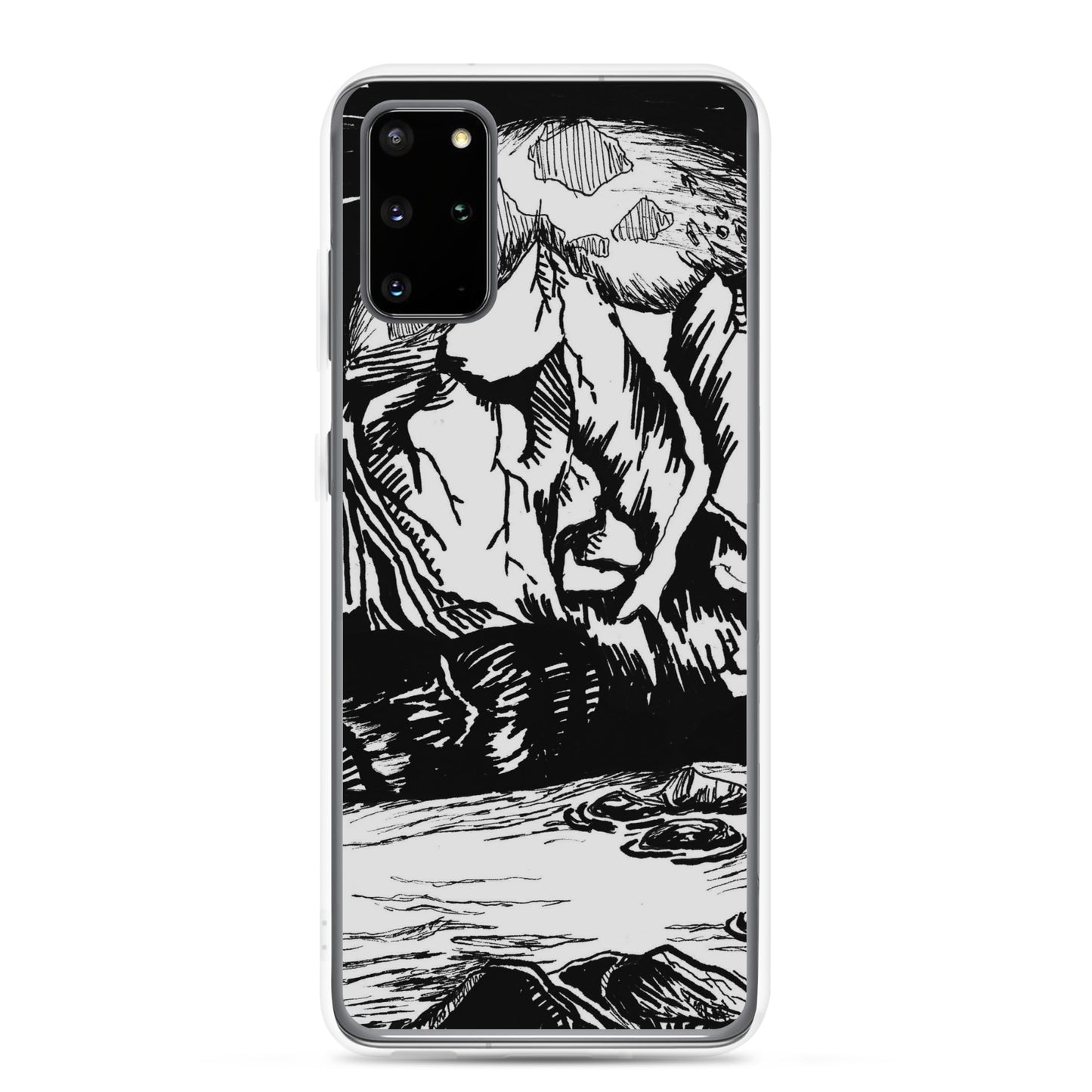 Moonlight Mountains Samsung Case