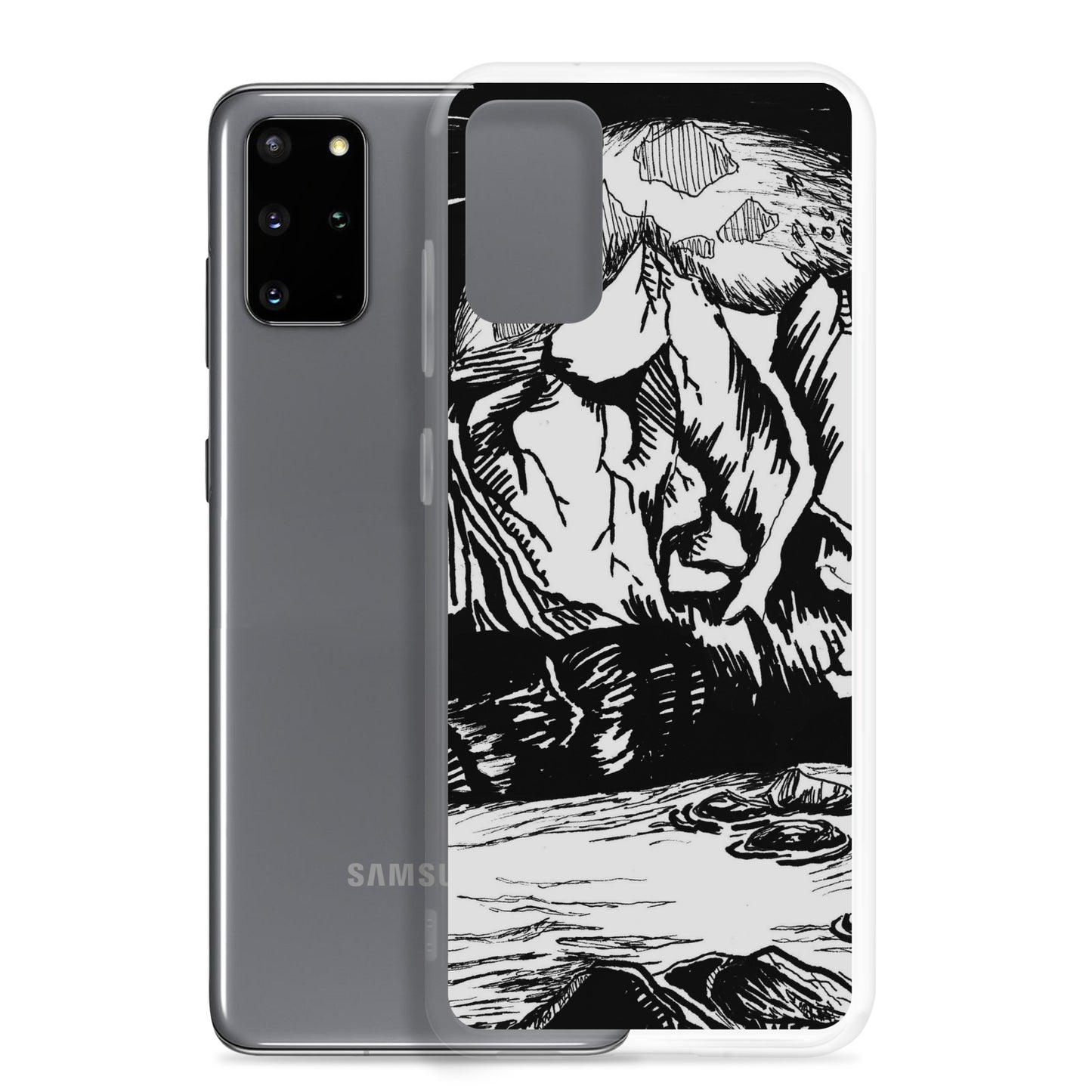Moonlight Mountains Samsung Case