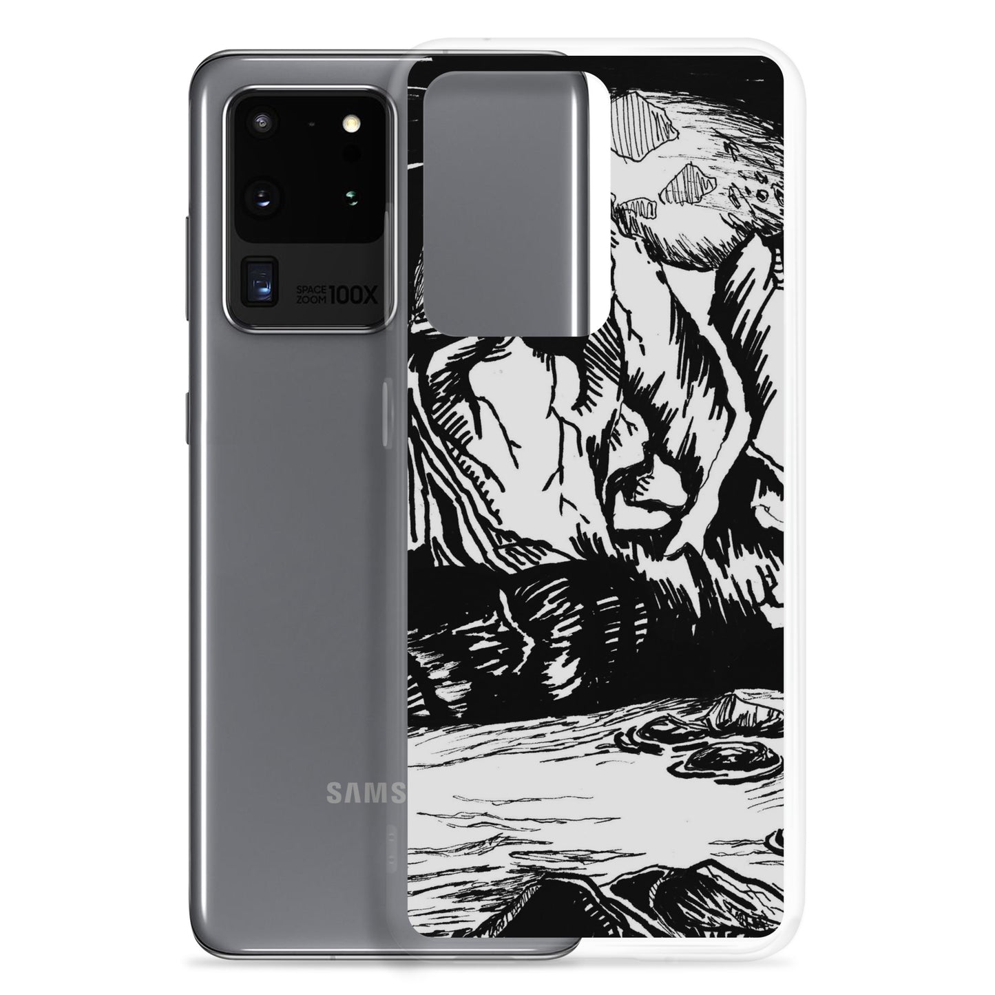 Moonlight Mountains Samsung Case
