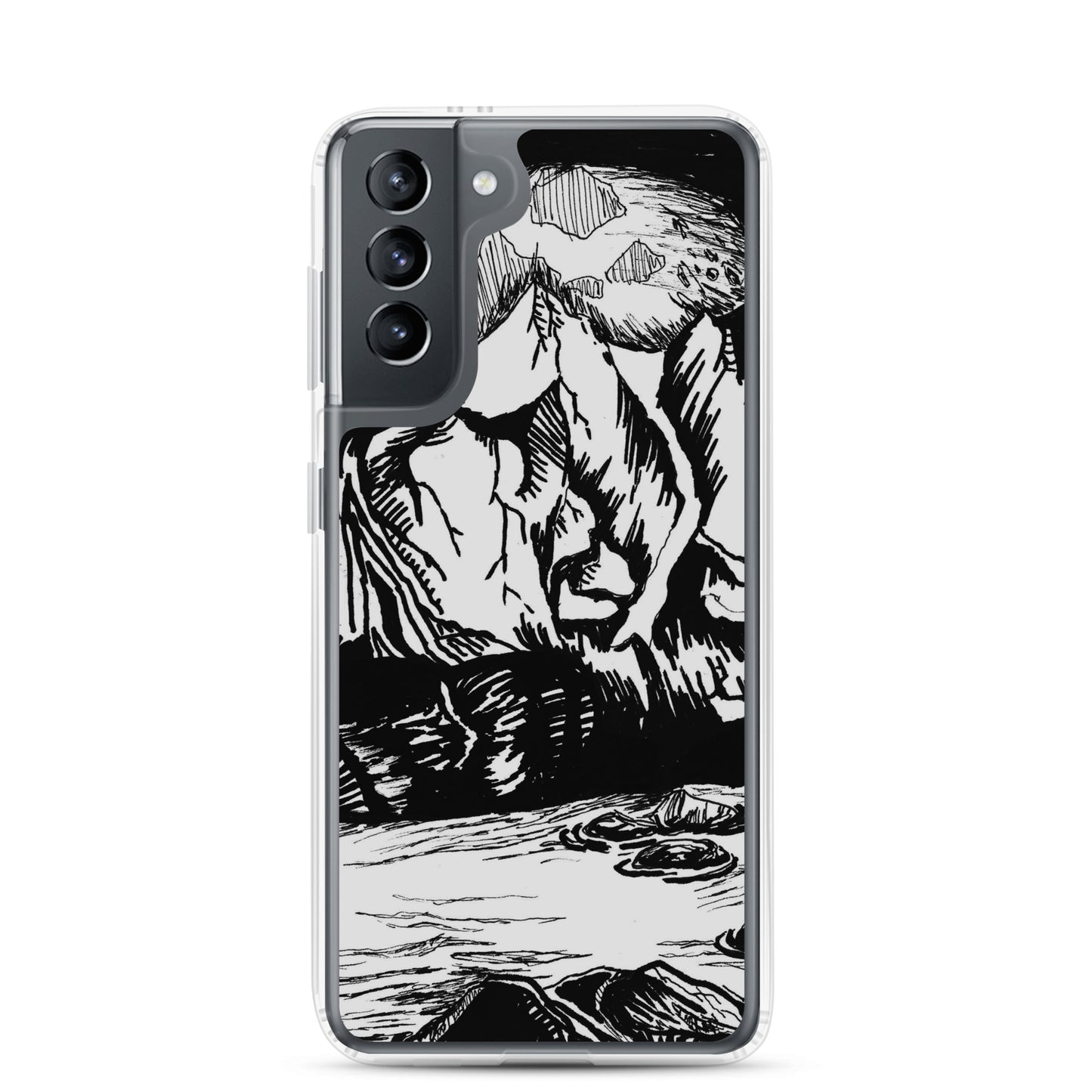 Moonlight Mountains Samsung Case
