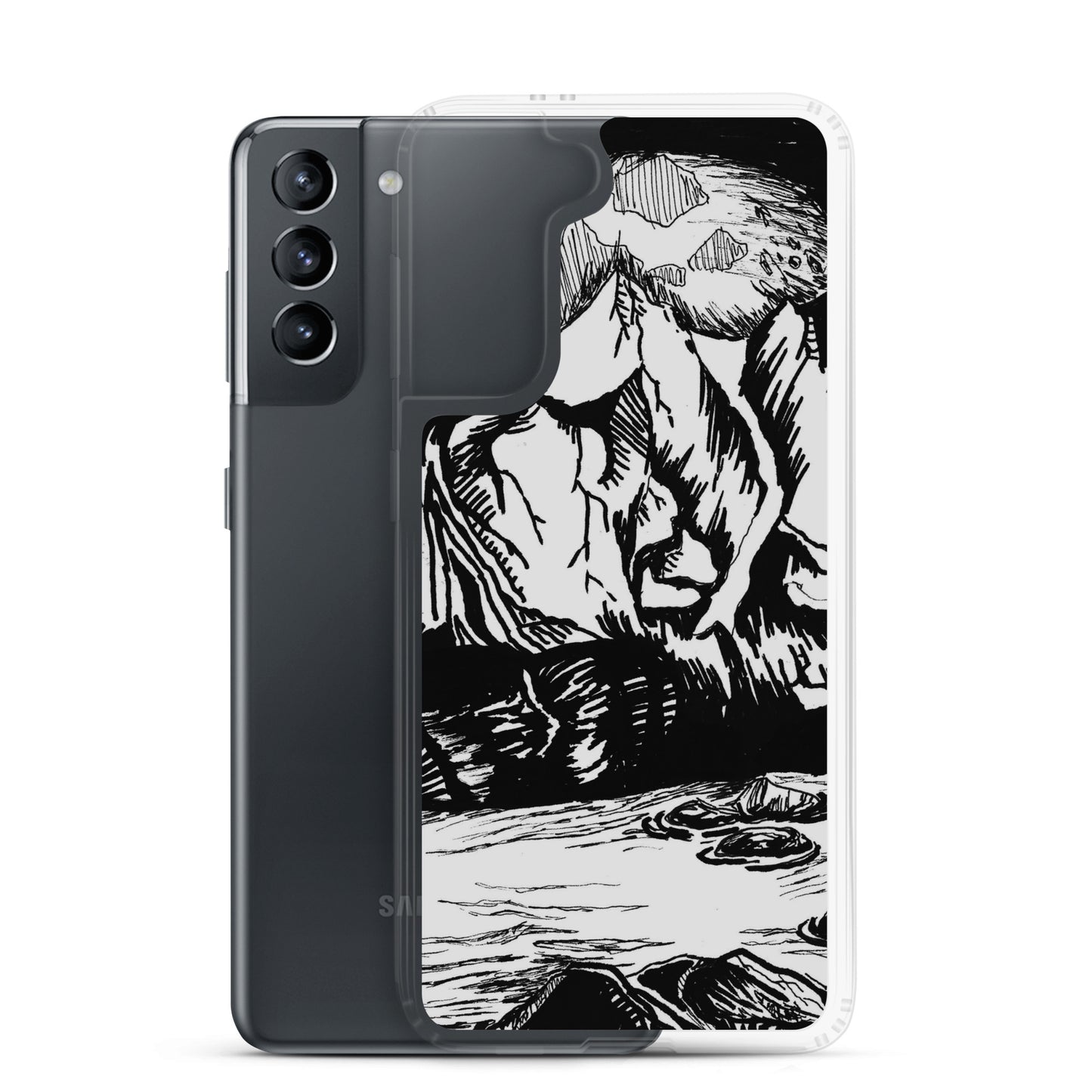 Moonlight Mountains Samsung Case