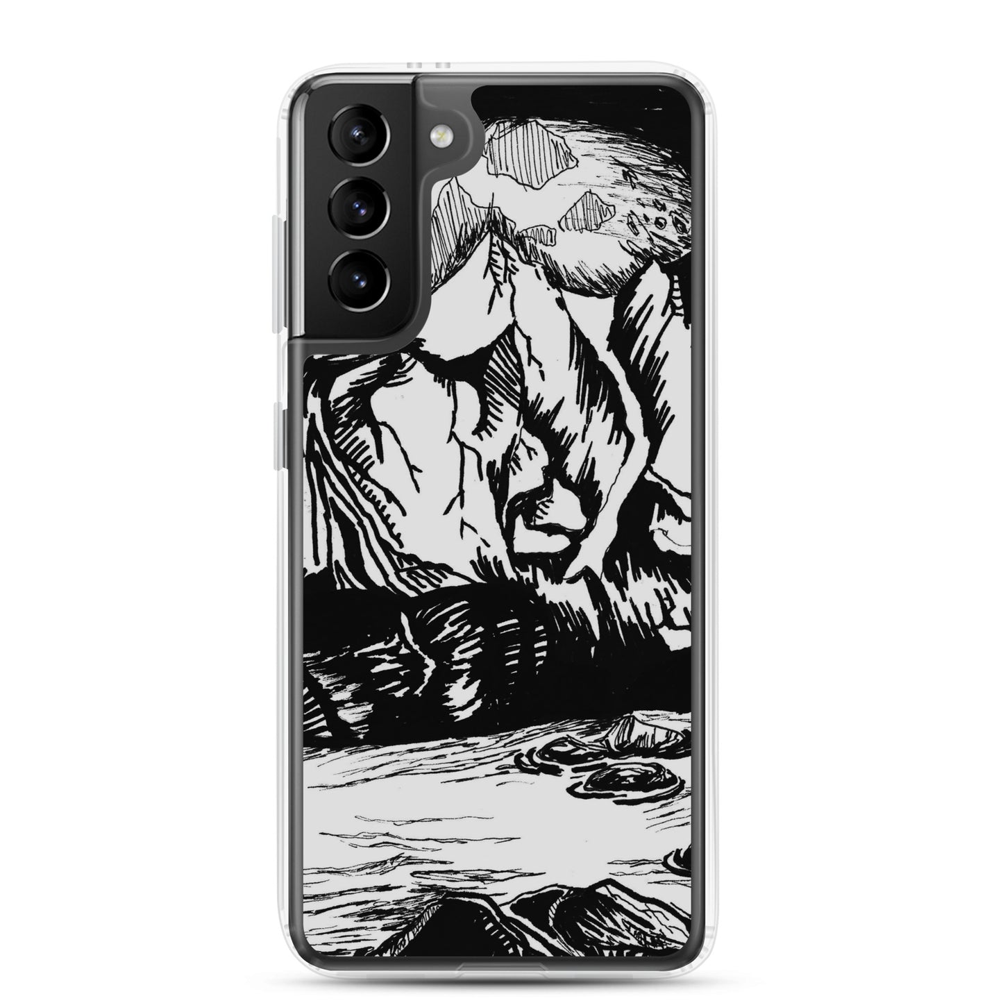 Moonlight Mountains Samsung Case