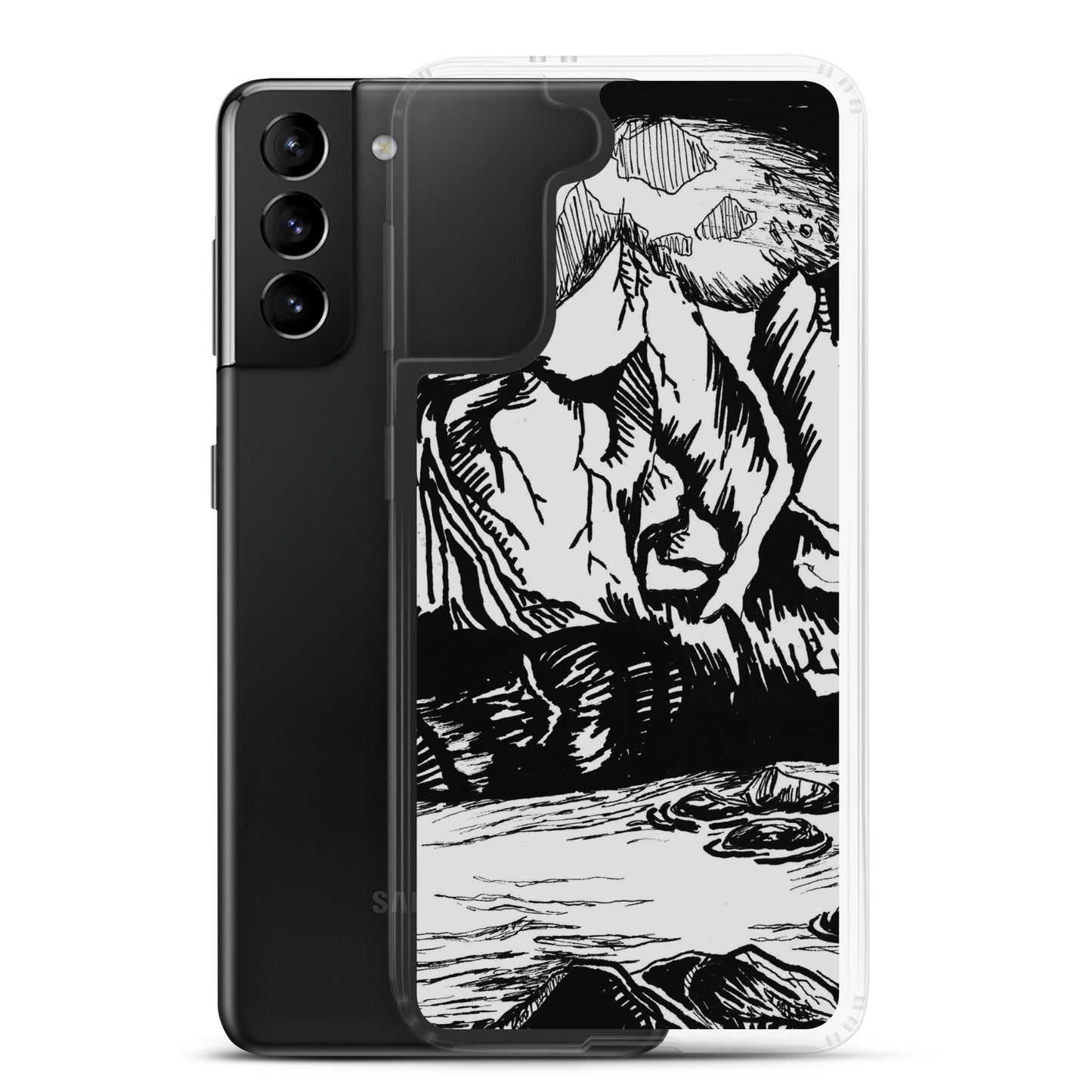 Moonlight Mountains Samsung Case