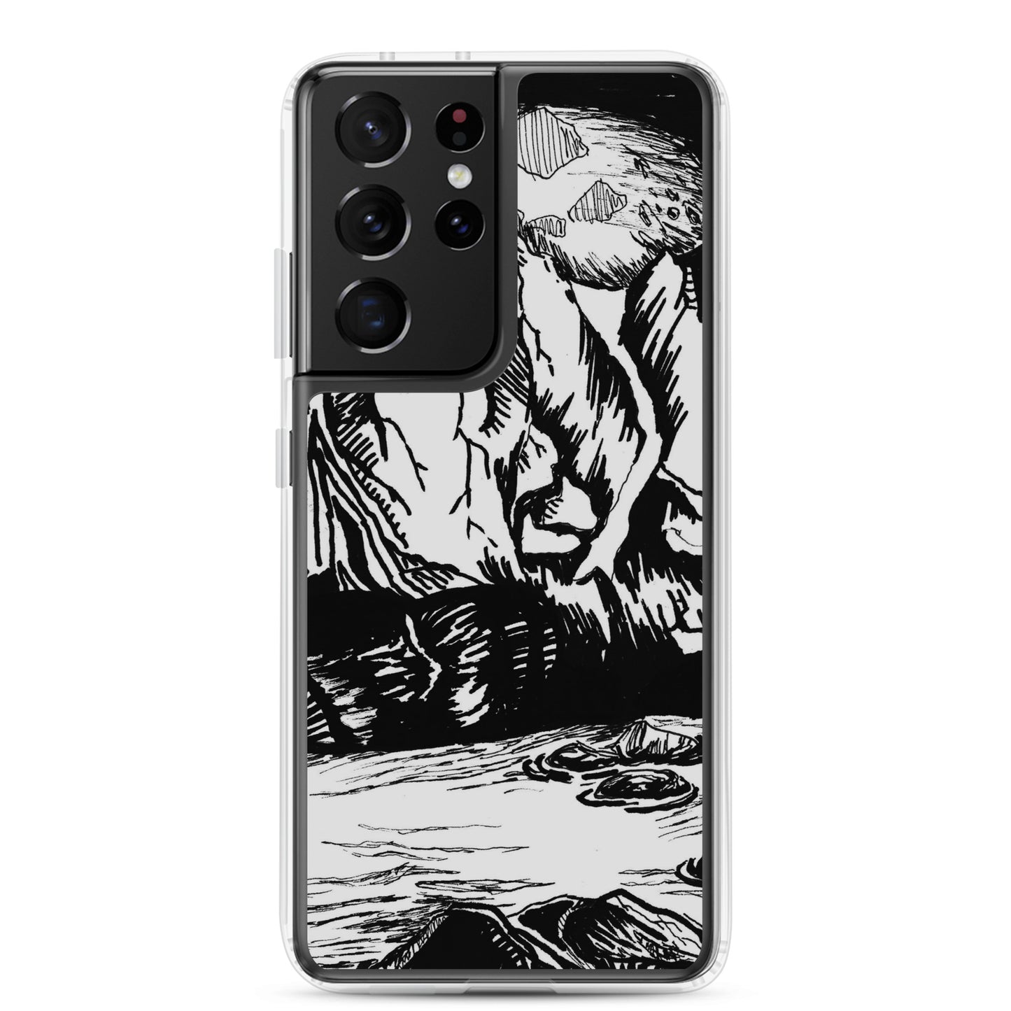 Moonlight Mountains Samsung Case