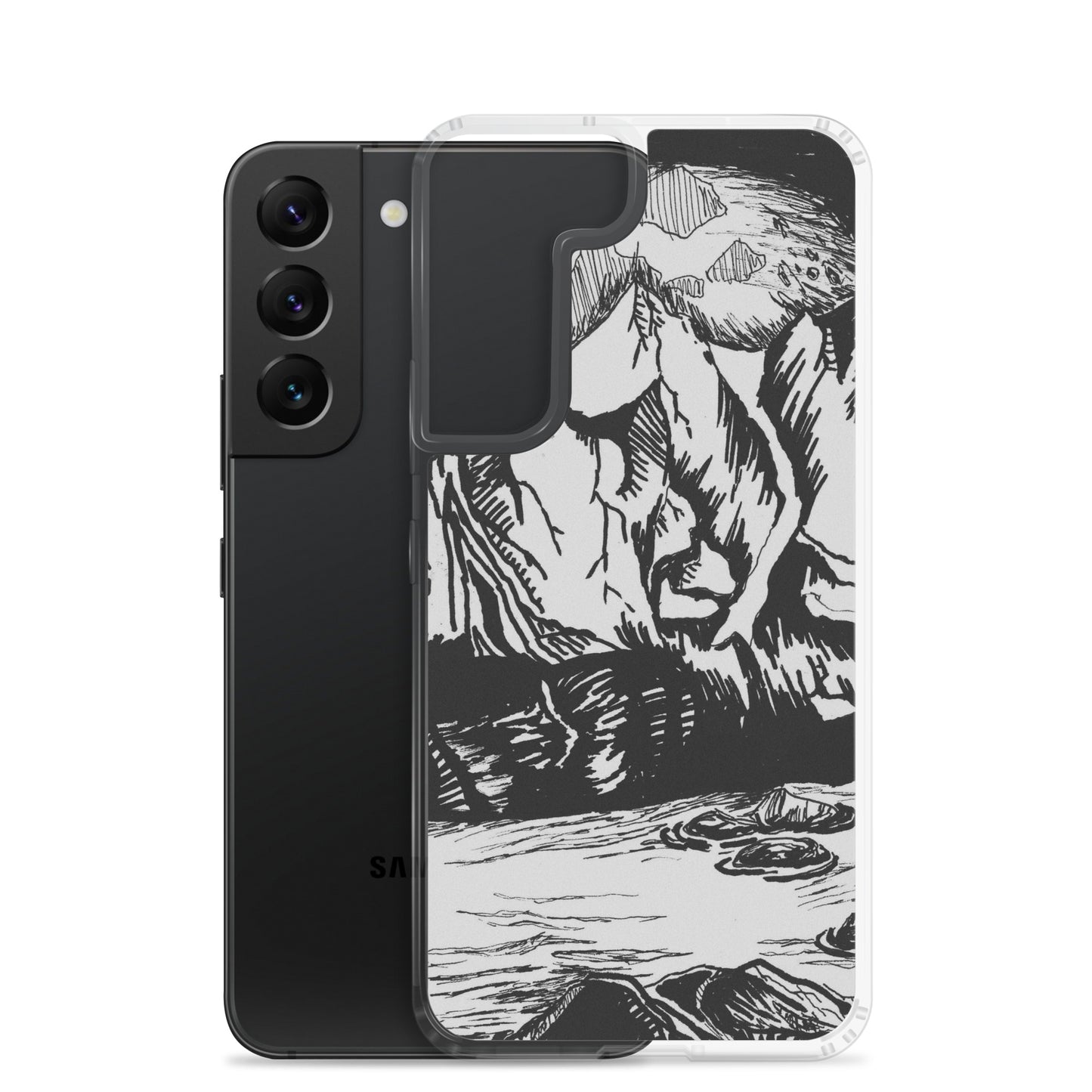 Moonlight Mountains Samsung Case