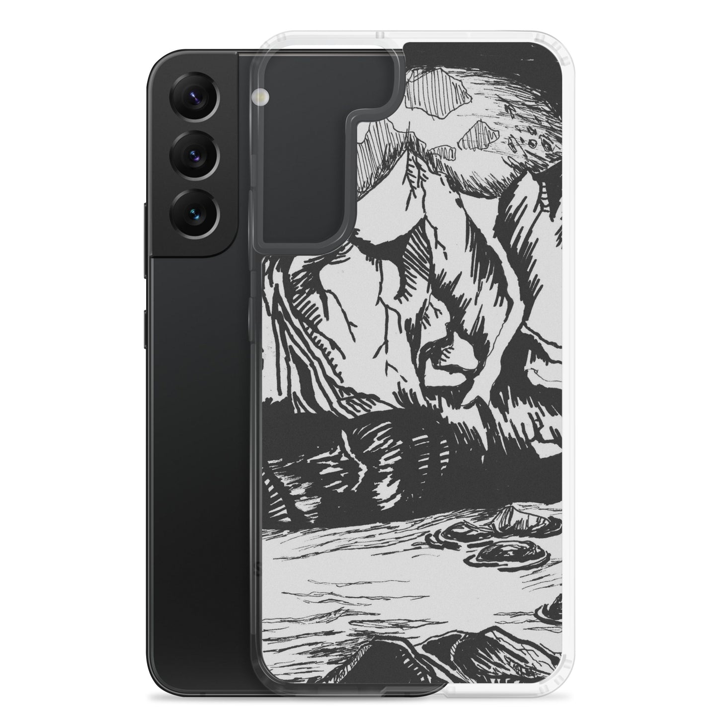 Moonlight Mountains Samsung Case