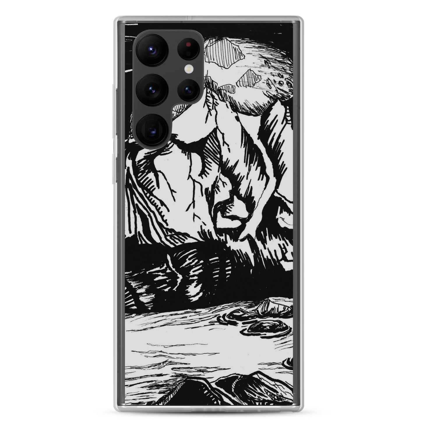 Moonlight Mountains Samsung Case