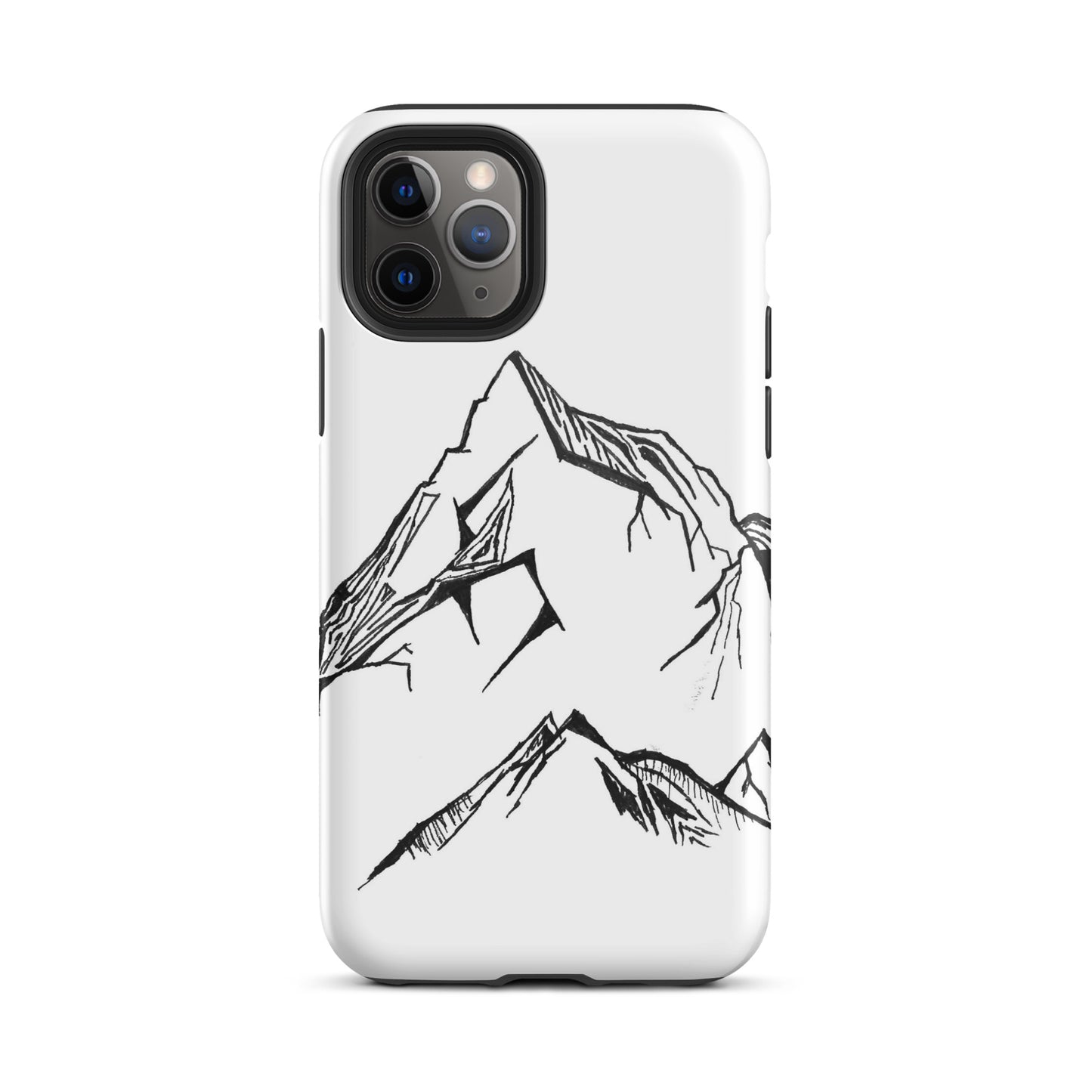 Simple Mountains Tough iPhone case