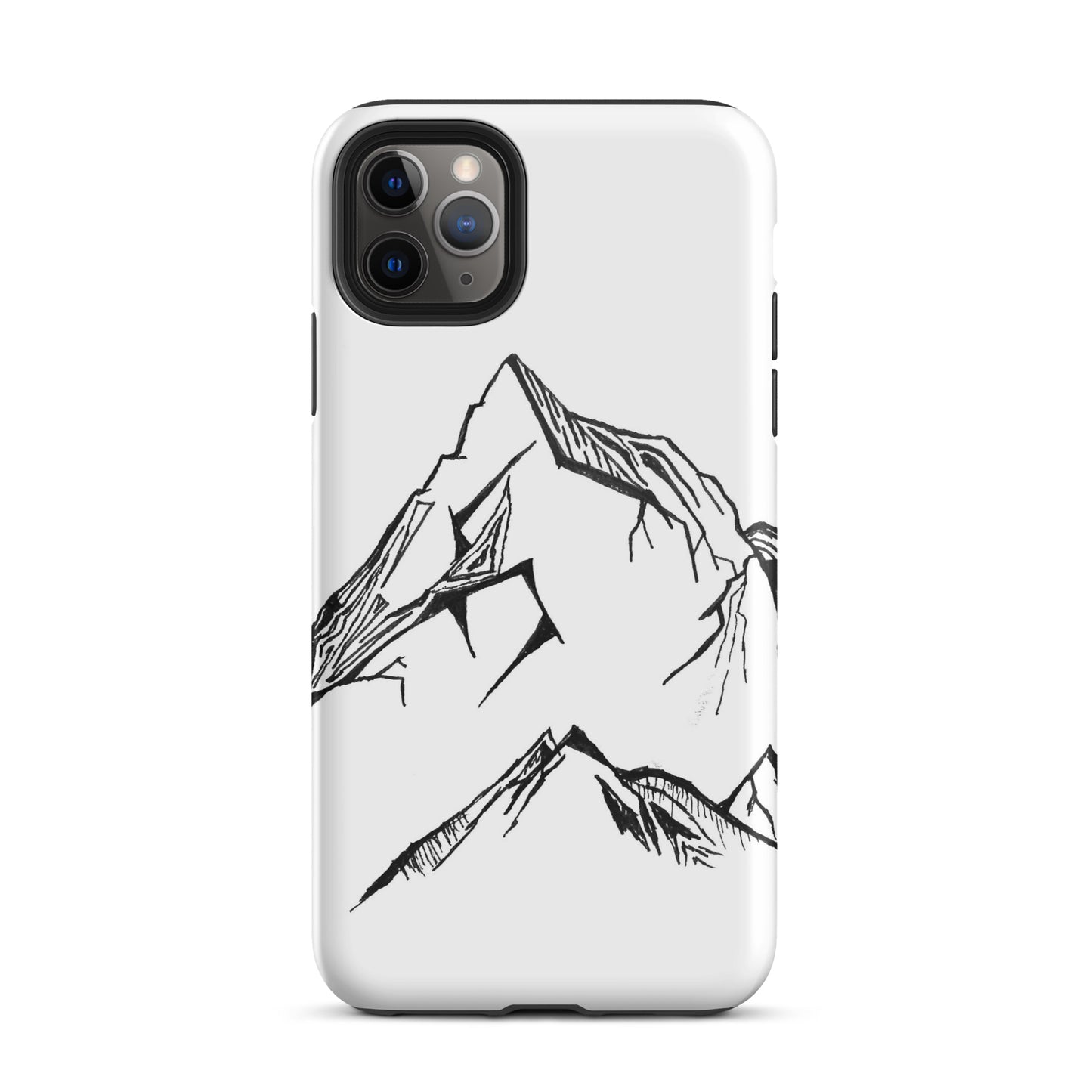 Simple Mountains Tough iPhone case