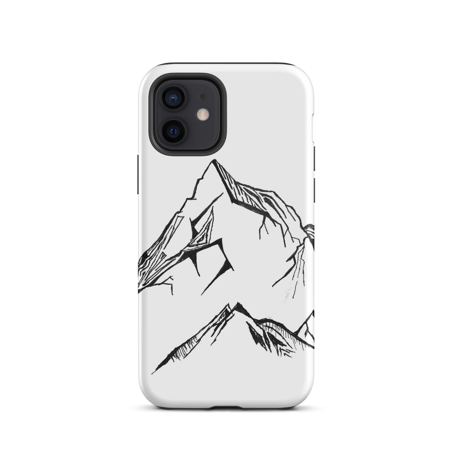 Simple Mountains Tough iPhone case