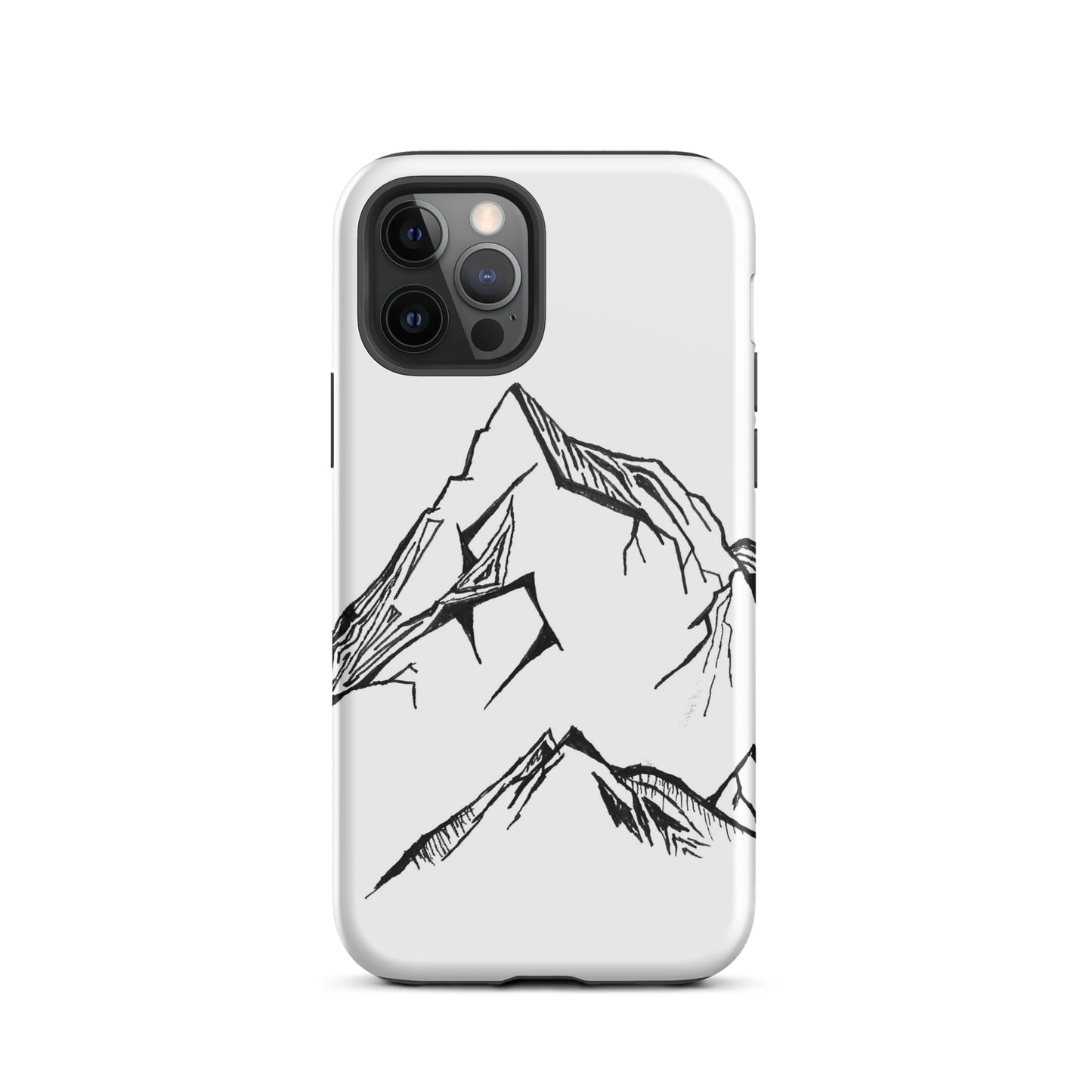 Simple Mountains Tough iPhone case