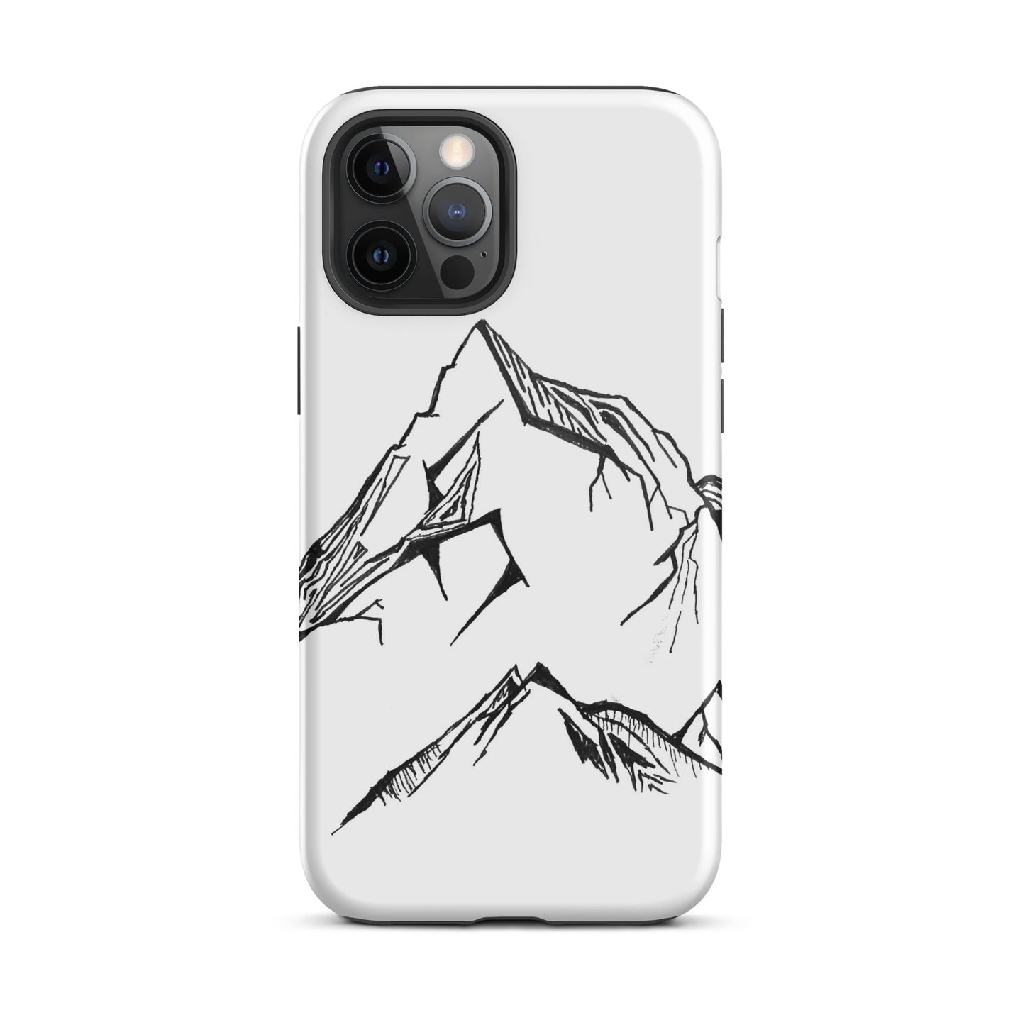 Simple Mountains Tough iPhone case