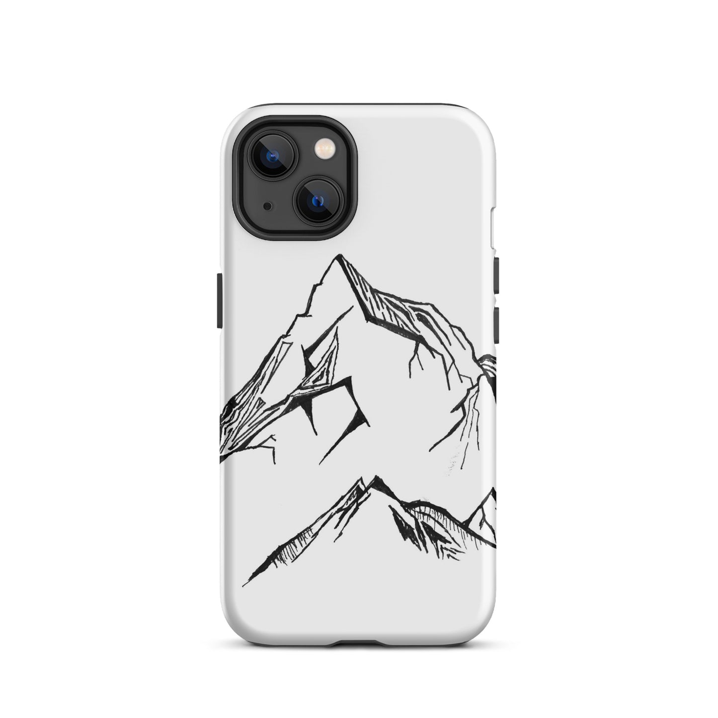 Simple Mountains Tough iPhone case