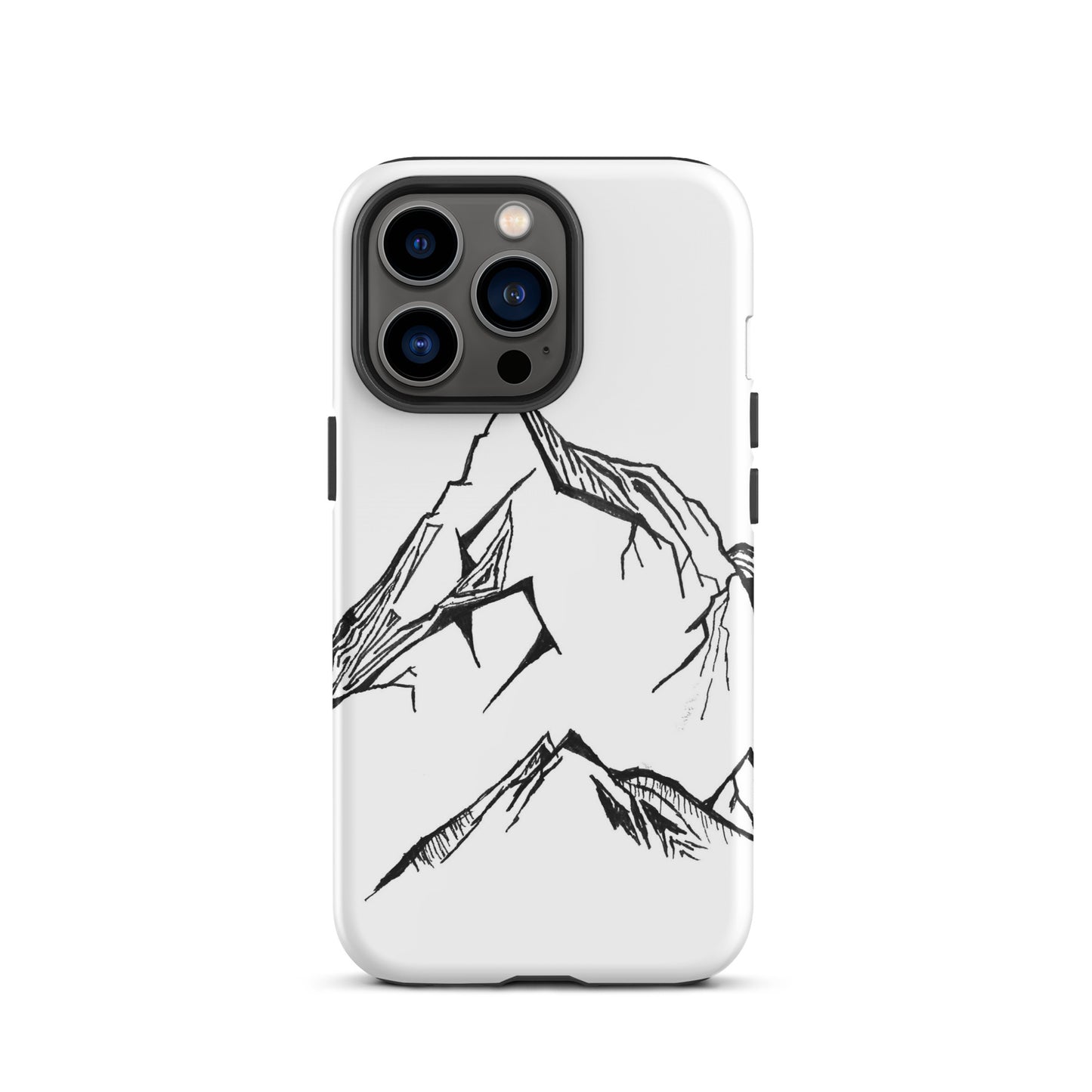 Simple Mountains Tough iPhone case