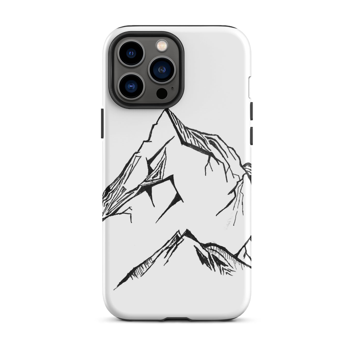 Simple Mountains Tough iPhone case