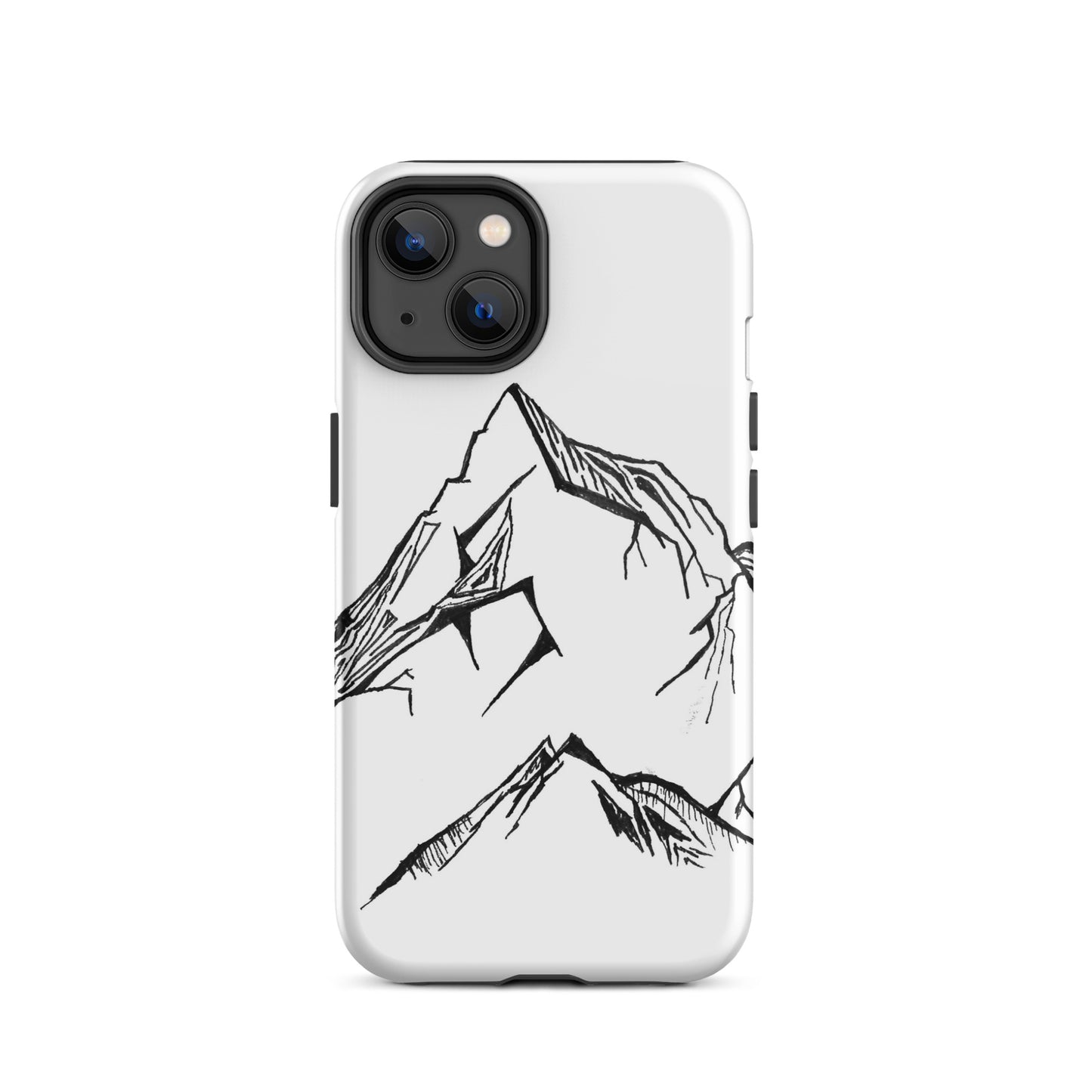Simple Mountains Tough iPhone case