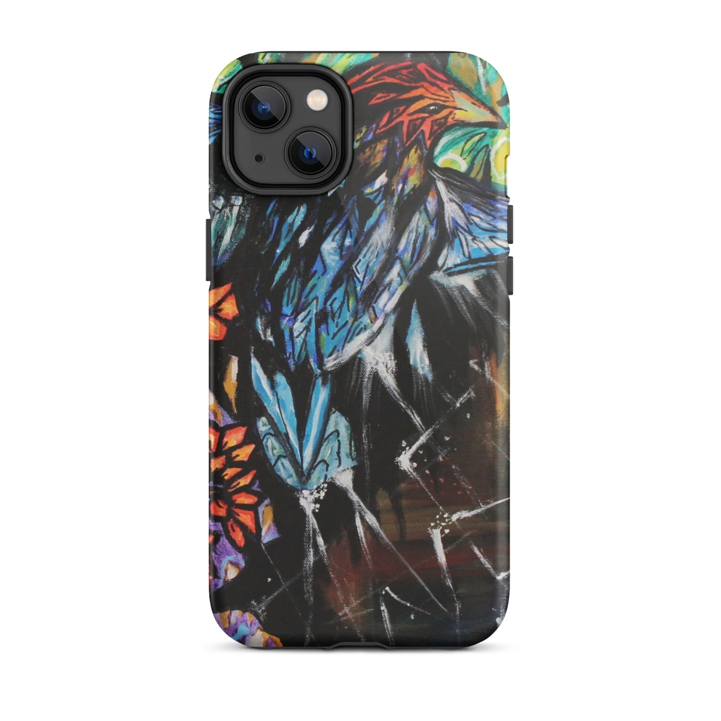 Mosaic Bird Tough iPhone case