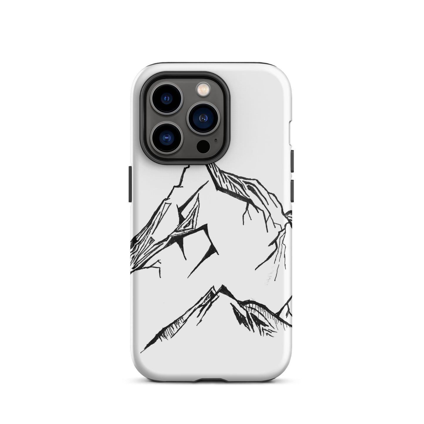 Simple Mountains Tough iPhone case