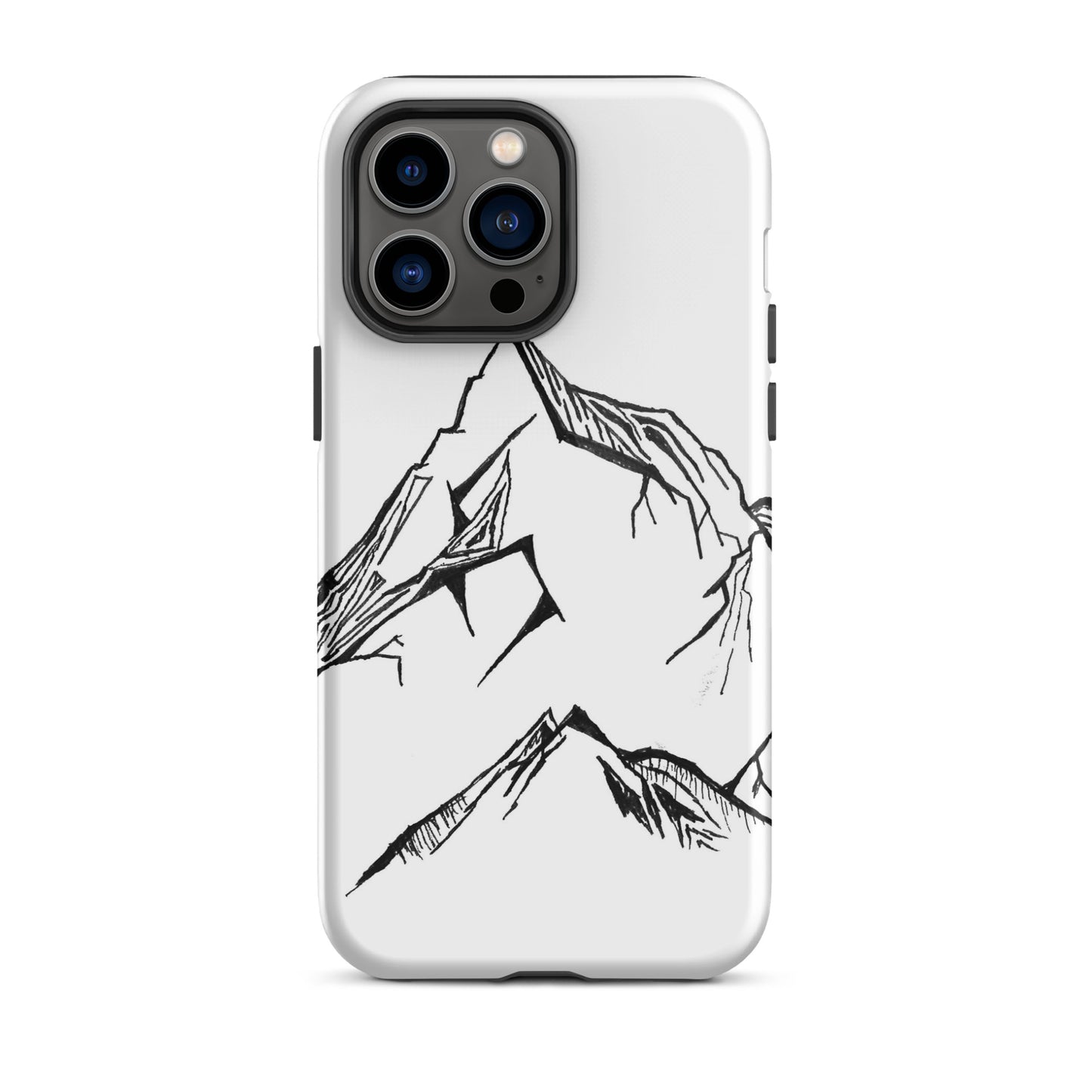 Simple Mountains Tough iPhone case