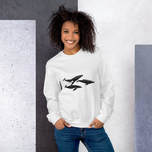 Humpback Migration Unisex Sweatshirt