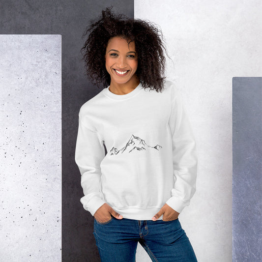 Simple Mountains Unisex Sweatshirt