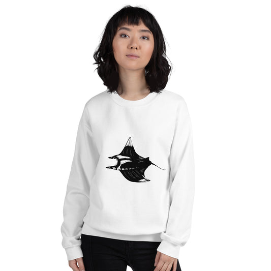 Manta Ray Unisex Sweatshirt