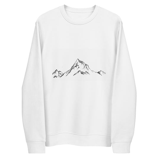Simple Mountains Unisex eco sweatshirt