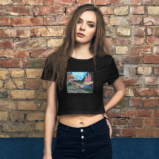 Foxglove Women’s Crop Tee